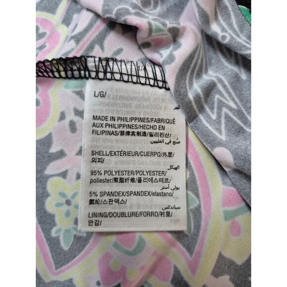 NWT INC International Concepts Polyester Maxi Dress Buddha Paisley Design Sz L - Picture 5 of 6